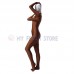 Full Body Dark Brown Lycra Spandex Bodysuit Solid Color Zentai suit Halloween Fancy Dress Costume Full Body Dark Brown Lycra Spandex Bodysuit Solid Color Zentai suit Halloween Fancy Dress Costume